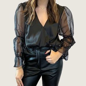 Boutique closing sale. Black sheet bodysuit